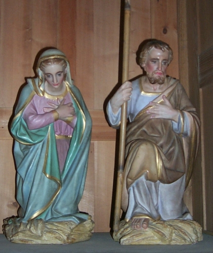 Ensemble de 4 santons