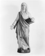 Statue (petite nature) : sainte Anne, chapelle de la Madeleine (Guidel)