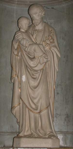 Statue : Saint Joseph et l'Enfant