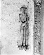 Statue : Saint Fabien, chapelle Saint-Sébastien (La Grée-Saint-Laurent)