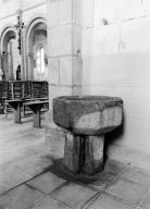 Fonts baptismaux, église paroissiale Saint-Séverin (Saint-Ségal)