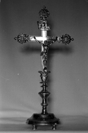 Croix d'autel, église paroissiale Saint-Maudez (Duault)