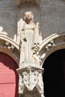 Statue (petite nature) : sainte Catherine d'Alexandrie, église paroissiale Notre-Dame (Kernascléden)