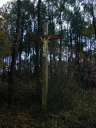 Croix de chemin, Courteville ; route départementale 777 (Pipriac)