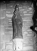 Statue (d'applique, petite nature) : saint Pierre, église Paroissiale Notre-Dame-de-Pitié (Trébrivan)