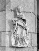 Statue (statuette) : Vierge de Pitié, église paroissiale Saint-Onneau (Esquibien fusionnée en Audierne en 2016)