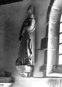Statue (grandeur nature) : Vierge à l'Enfant, dite Notre-Name de Grâces, chapelle Saint-Philibert (Gourin)