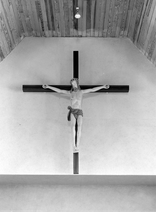 Croix (crucifix) : Christ en croix, d'applique, église paroissiale Saint-Tugdual (Saint-Tugdual)