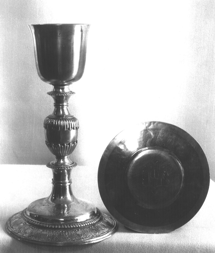 Calice, patène, église paroissiale Notre-Dame (Colpo)