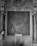 Tableau (tableau d'autel) : Donation du Rosaire, église paroissiale Saint-Melaine (Cornillé)