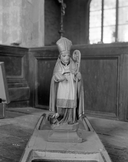 Statue de procession (statuette) : saint Tugen, chapelle Saint-Tugen (Primelin)