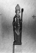 Statue (d'applique, grandeur nature) : saint Conogan, église paroissiale Saint-Conogan (Tréogan)