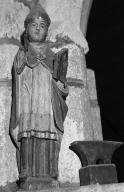 Statue (statuette) : saint Eloi, église paroissiale Saint-Paban (Pouldreuzic)