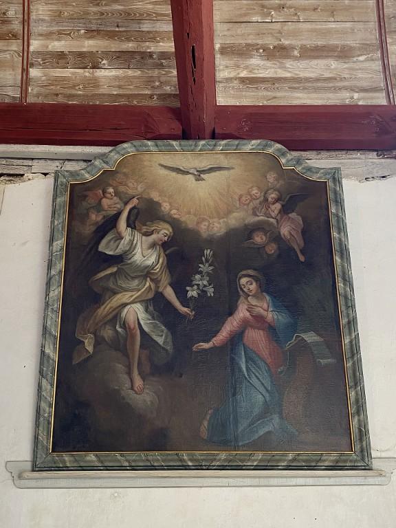 Tableau : Annonciation, chapelle Saint-Golven, le Vieux-Bourg (Taupont)
