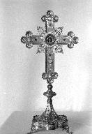 Croix-reliquaire, église paroissiale Saint-Barnabé (Langoëlan)