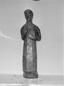 Statue (d'applique, petite nature) : saint Aaron (?), Saint Douron (?), chapelle Saint-Aaron (Pleumeur-Gautier)