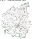 Les sites d'écluse de la commune de Pleyben