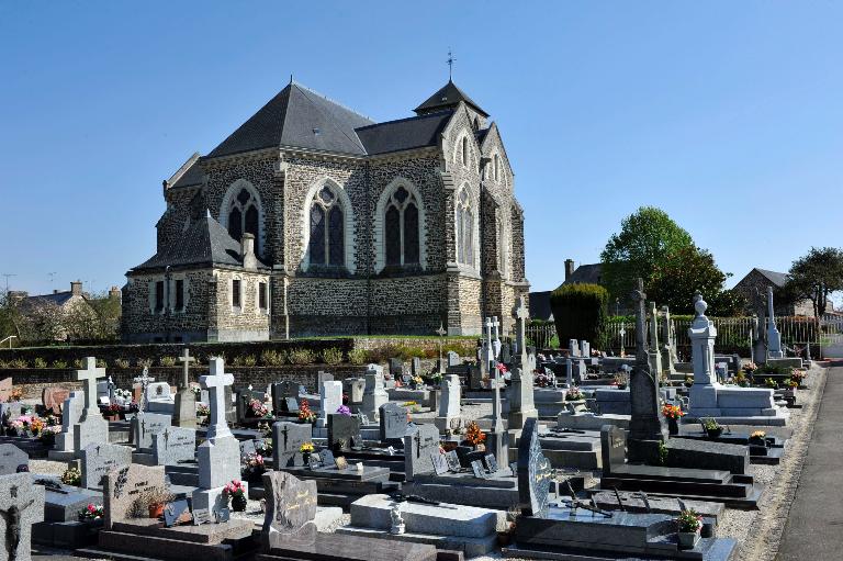 Prieuré de bénédictins, église paroissiale Saint-Martin (Laignelet)