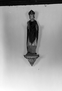 Statue (d'applique, petite nature) : saint Nicolas, église paroissiale Saint-Louis (Tréffrin)