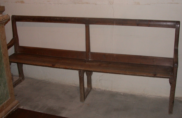 Paire de bancs de fidèles