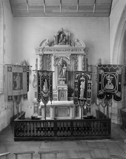 Retable n° 2 dit de sainte Anne, église paroissiale Saint-Pérec (Lopérec)