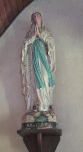 Statue : Vierge, dite Notre-Dame de Lourdes