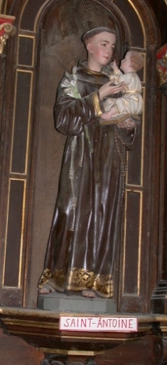 Statue : Saint Antoine de Padoue et l'Enfant