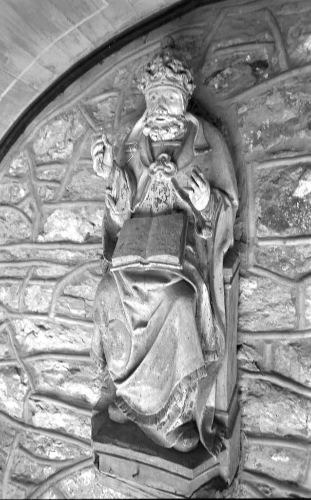 Statue (d'applique) : Dieu le Père, église paroissiale Saint-Budoc (Trégarvan)