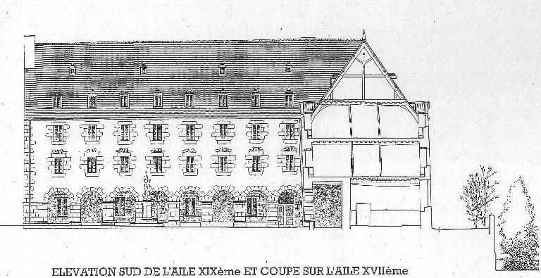 Couvent des Augustines - ancien Hôtel-Dieu, rue de La Chalotais (Tréguier)