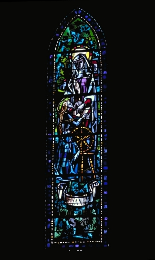 Verrière de la baie 2 : sainte Anne