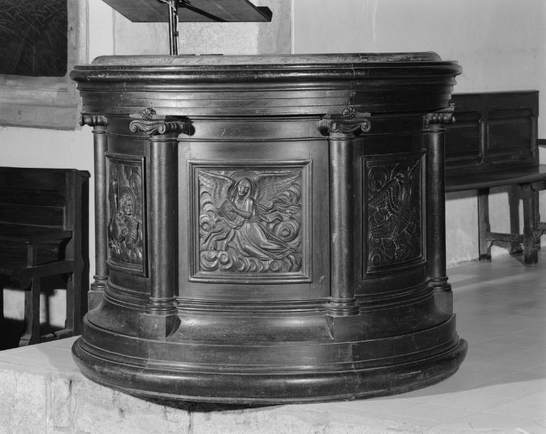 Chaire à prêcher, église paroissiale Saint-Gervais, Saint-Protais (Saint-Avé)