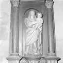Statue (d'applique, petite nature) : Vierge à l'Enfant, chapelle Saint-Exupère, Loguisper (Dinéault)
