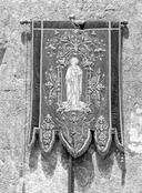 Bannière : saint Pierre, Sacré-Coeur (2), église paroissiale Saint-Pierre-es-Liens (Plescop)