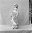 Statue : Vierge de Pitié, chapelle Saint-Aubin, Lanvaïdic (Port-Launay)