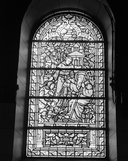 Verrière (2) : Sacré-Coeur, saint Judoce, verrière figurée, église paroissiale du Sacré-Coeur (Saint-Judoce)