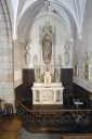 Ensemble de l'autel de saint Joseph : autel, tabernacle, retable, gradin d'autel, 2 degrés d'autel