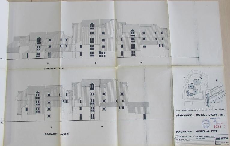 Avel Mor, Avel Dro, zac de Cliscouët, boulevard de la Résistance, avenue de Suffren, rue Yves de Kerguelen (Vannes)