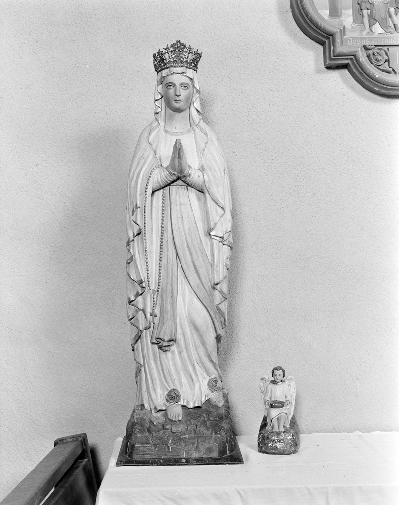 Statue (petite nature) : Immaculée Conception, église paroissiale Saint-Gérand (Cléguer)