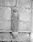 Statue (statuette, d'applique) : saint Tugen, chapelle Saint-Tugen (Primelin)