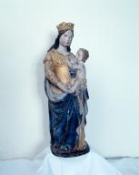 Statue (statuette) : Vierge à l'enfant, église paroissiale Notre-Dame-des-Fleurs (Gestel)