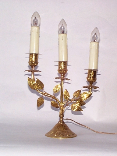 Paire 2 de chandeliers d'autel