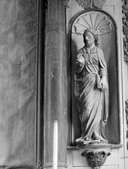 Statue (d'applique, petite nature) : saint Jean, chapelle Saint-Zénon (Séglien)