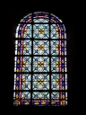 Ensemble des 4 verrières des baies 3 à 6 (verrière géométrique)