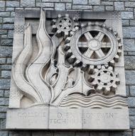 La décoration au titre du 1% artistique du Lycée professionnel Emile James (Etel)