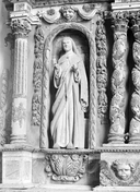 Statue (petite nature, d'applique) : sainte Madeleine, chapelle et fontaine Saint-Urlo (Lanvénégen)