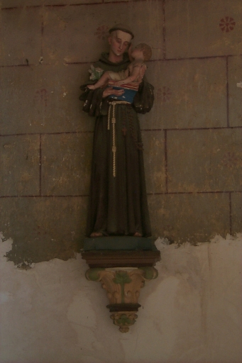 Statue sur socle : saint Antoine de Padoue 1