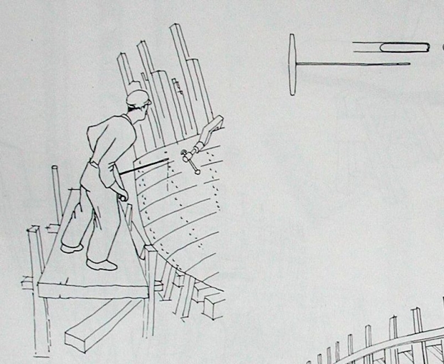 Outils de charpentier : tarières