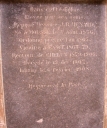 Dalle funéraire