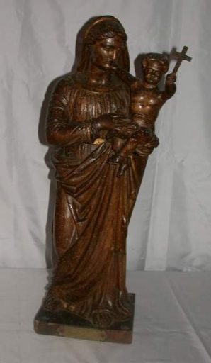 Statuette : Vierge à l'Enfant, dite N-D de Langouët