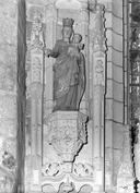 Statue (petite nature, d'applique) : Vierge à l'Enfant (2), église paroissiale Notre-Dame (Bulat-Pestivien)